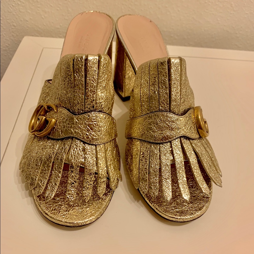 🚫SOLD🚫Gucci Marmont Slides - Picture 3 of 6